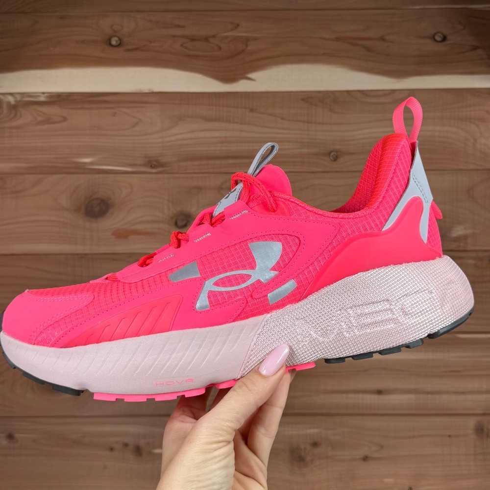 Under Armour HOVR Mega 2‎ MVMNT Pink Shock 603 Men's 13/ Women's 14.5 NEW - Picture 16 of 16